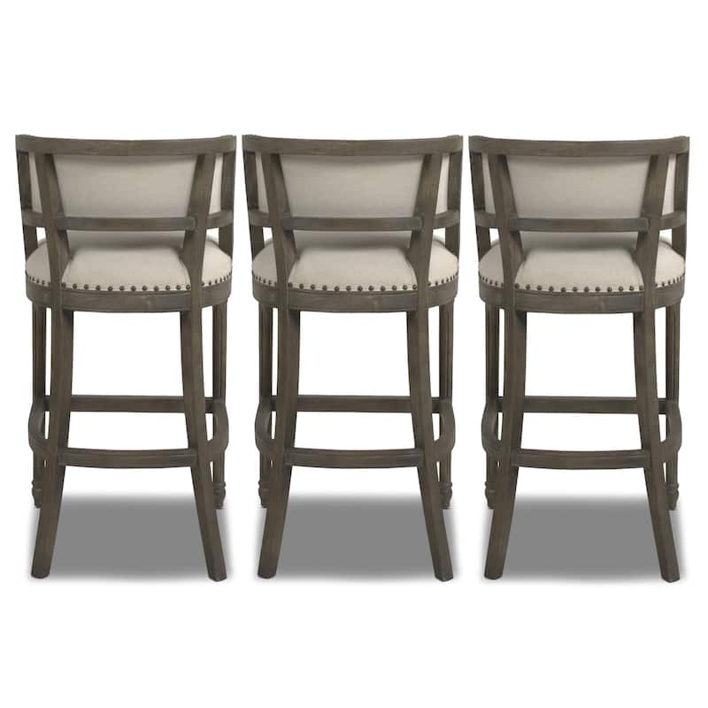 Paris Farmhouse Counter and Bar Stool with Backrest