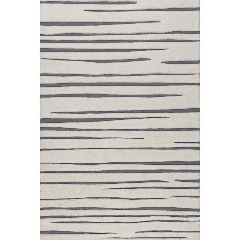 Frenshe Interiors Studio Striped New Zealand Wool Area Rug