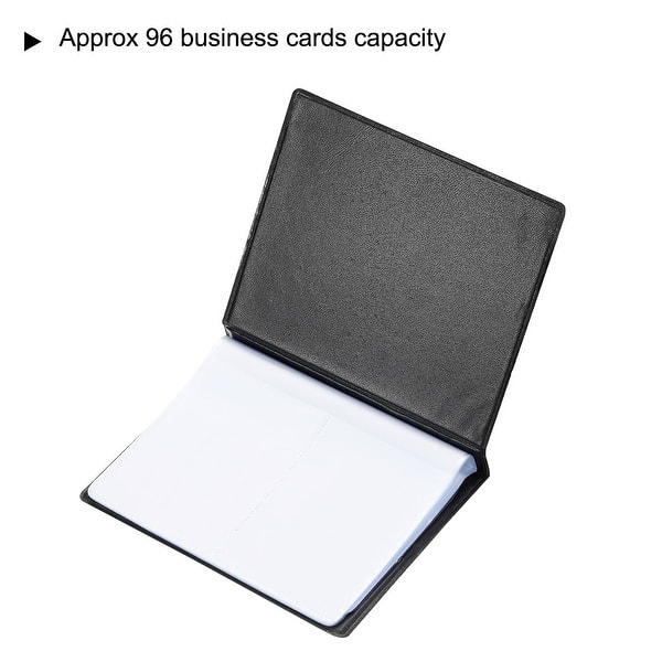 mini european card binder Transparent cover for 8 business cards (5 pieces) – Time/system.com main image 1