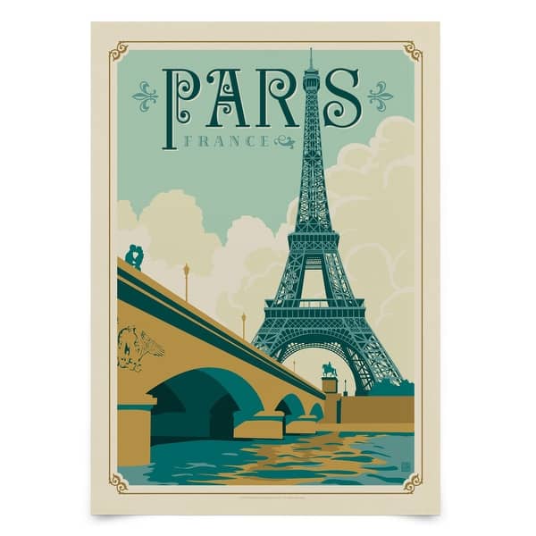 France Paris by Anderson Design Group Poster Art Print - Americanflat ...