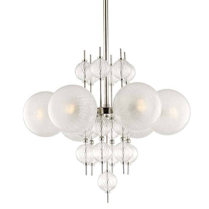 Hudson Valley Lighting Calypso 6 Light 27" Wide Chandelier - Polished Nickel