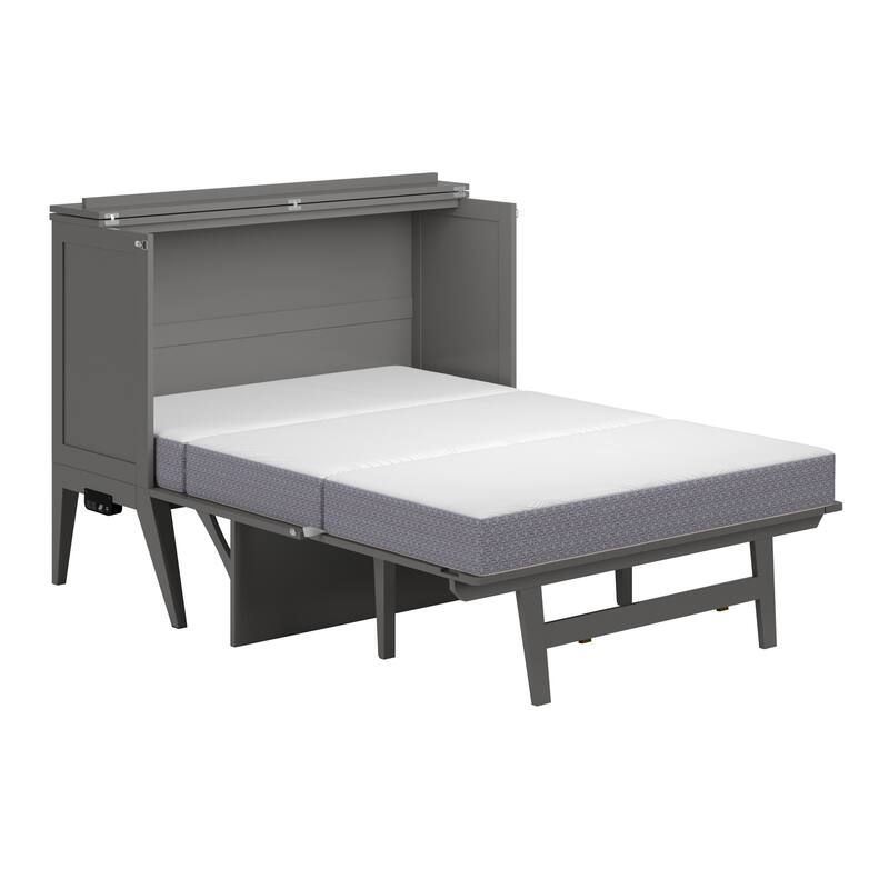 Northampton Full Murphy Bed Desk with Mattress
