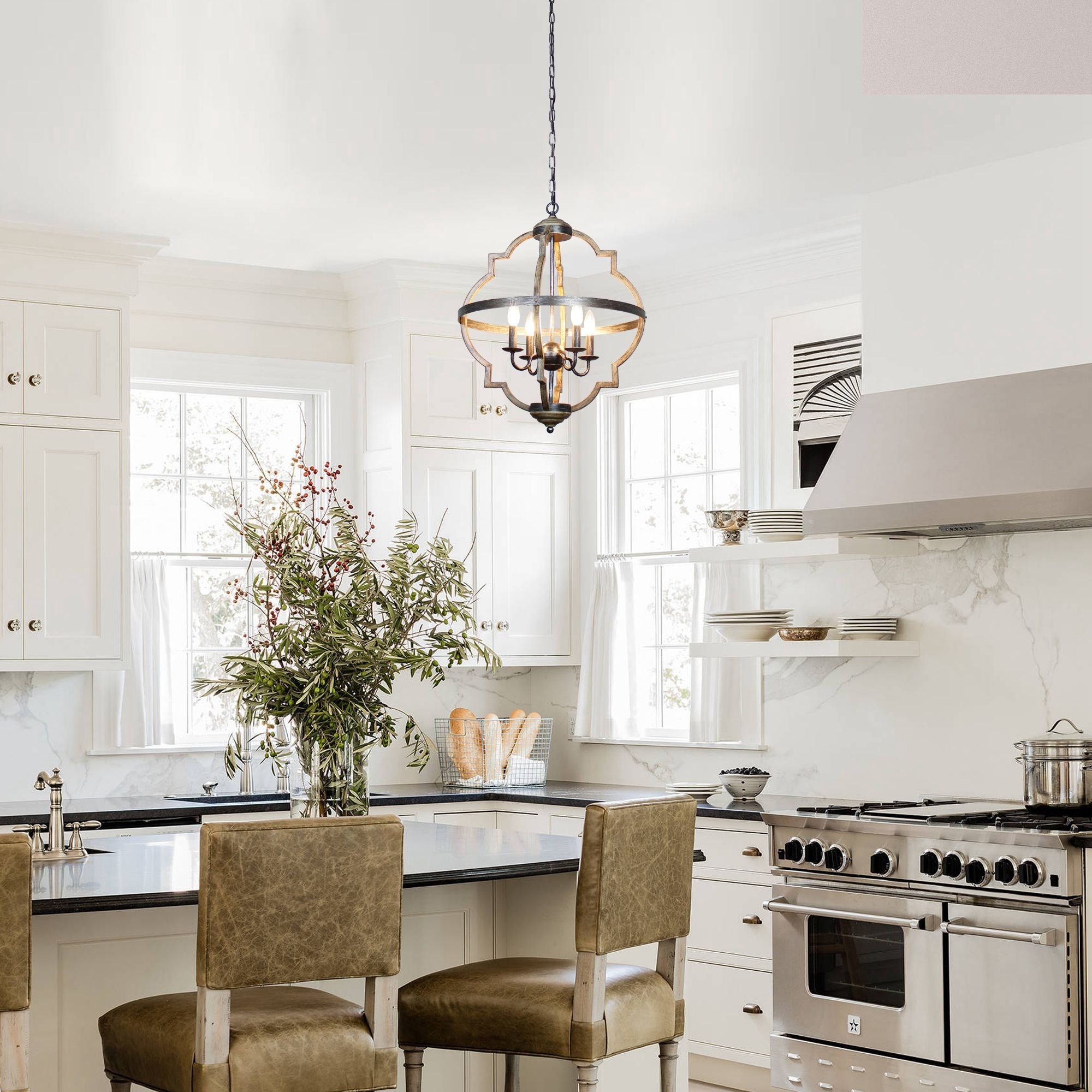 Distressed metal chandelier hotsell