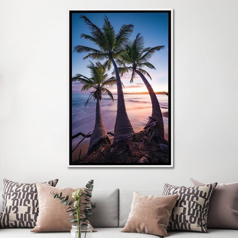 "Tropical Triple - Caribbean" by Stefan Hefele Framed