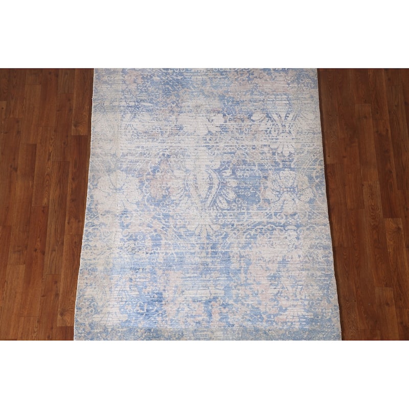 Abstract Modern Accent Rug Wool Carpet - 3'11"x 5'8"