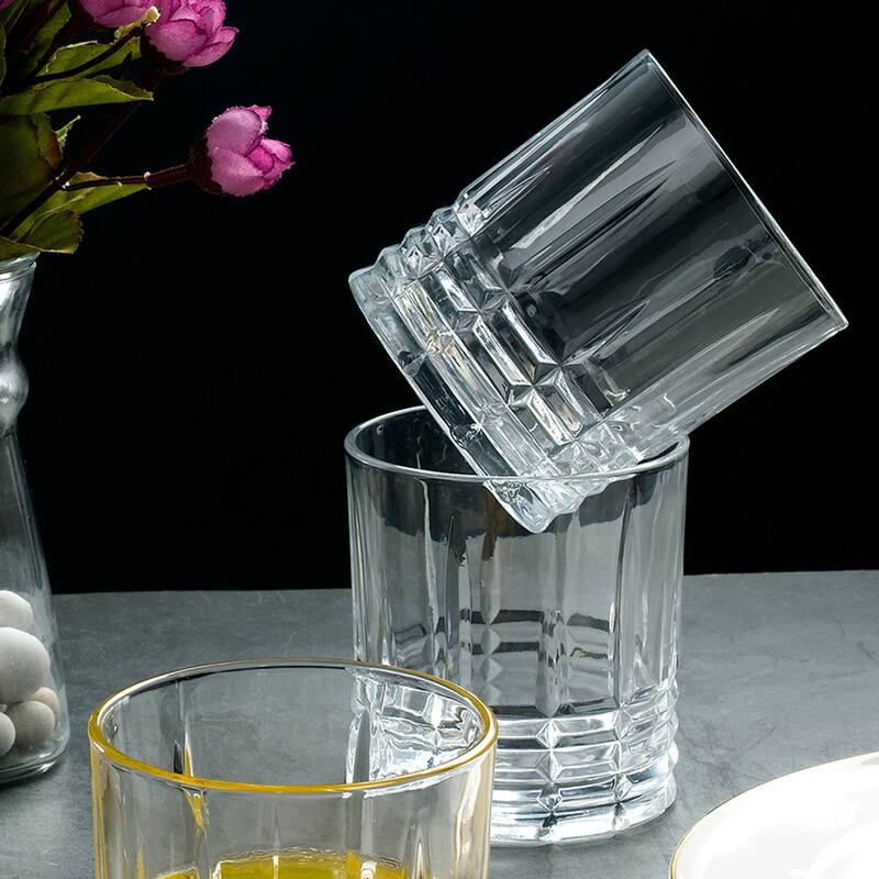 Lorren Home Trends 11 OZ Double Old Fashion Glass, Set of 6