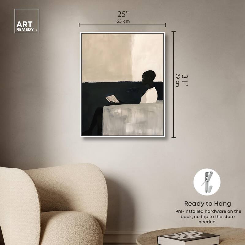Void Reader III Canvas by Art Remedy