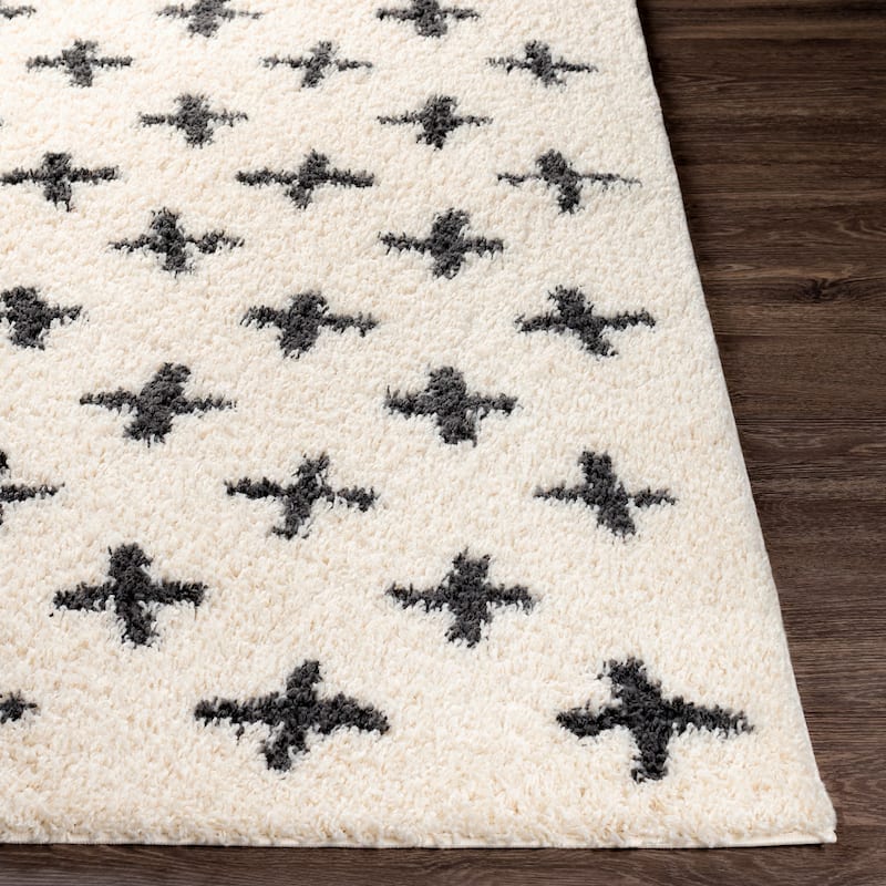 Livabliss Mora Casual Boho Plush Area Rug