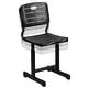 preview thumbnail 13 of 15, Adjustable Height Student Chair with Pedestal Frame - 16.25"W x 15.25"D x 30" - 32.5"H