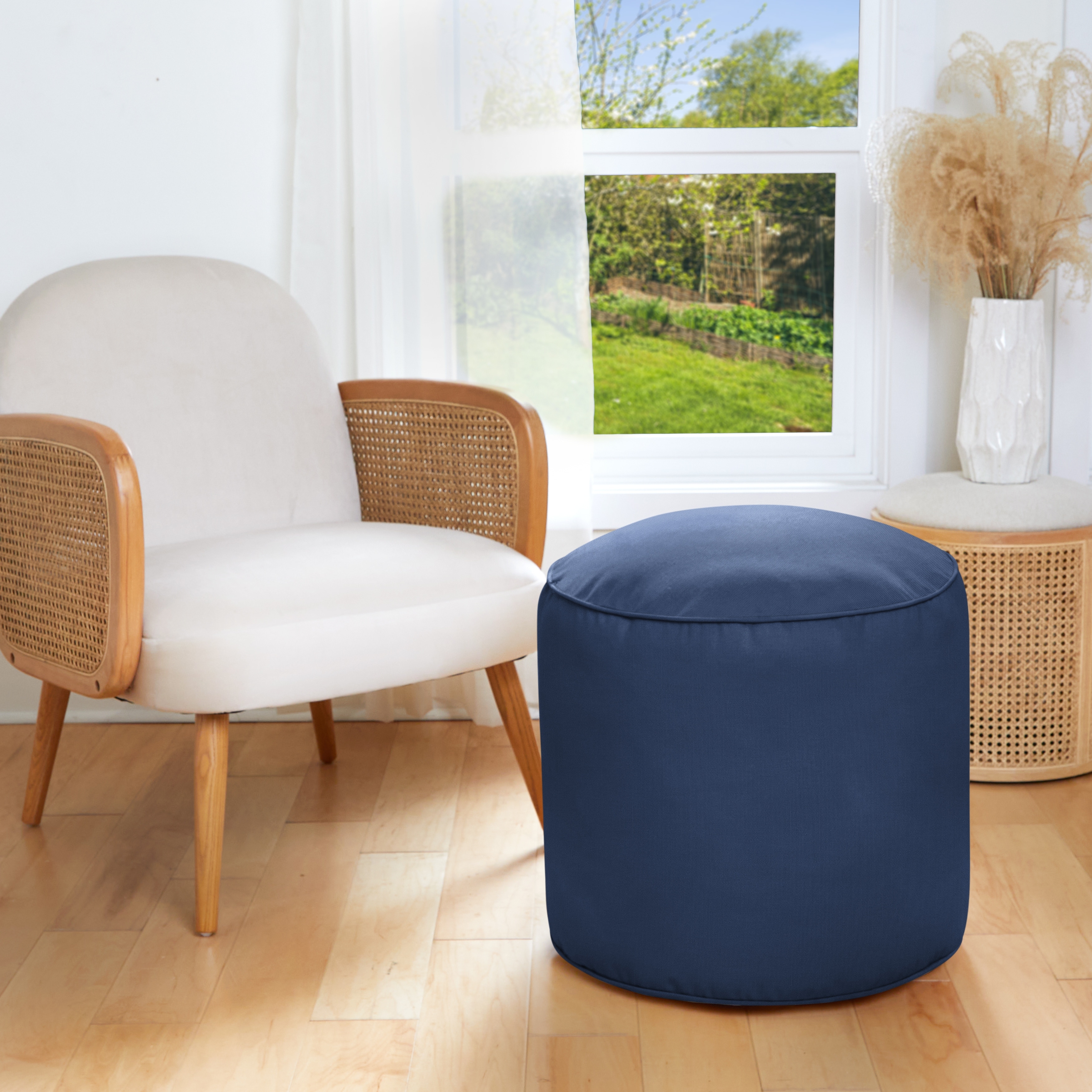 Sorra Home Sunbrella Round Bean Pouf