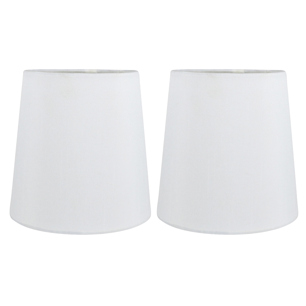 Meriville Faux Silk Clip On Chandelier Lamp Shades, 4-inch by 5-inch by 5-inch