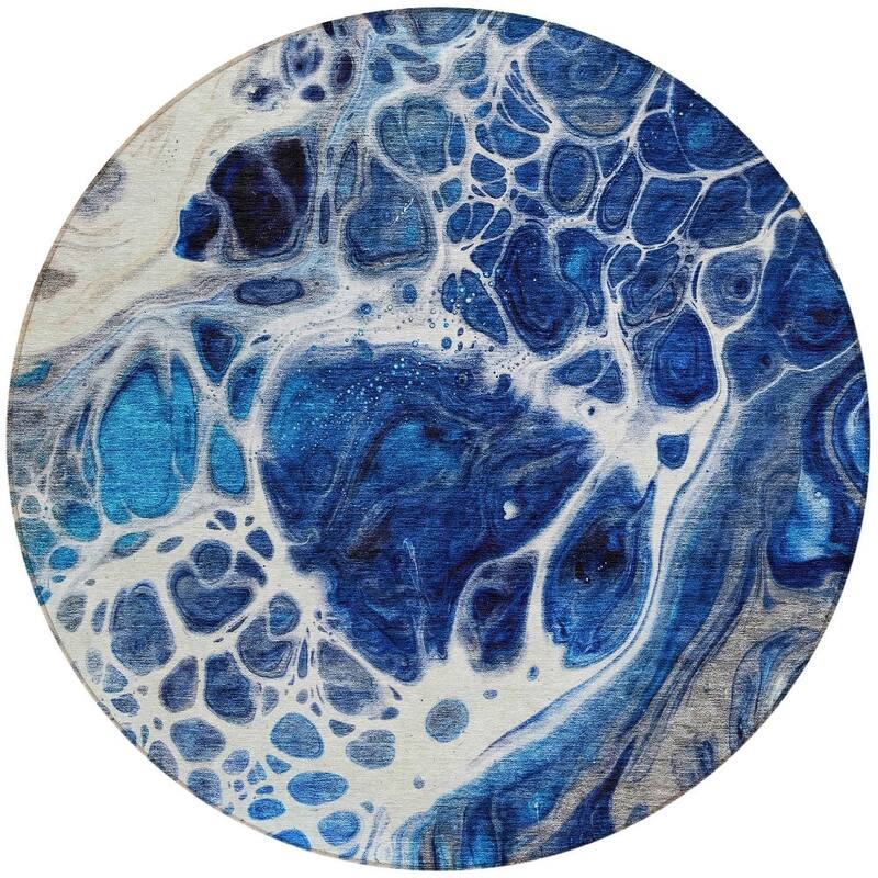 HomeRoots Nautical Transitional Rectangle Outdoor Rug