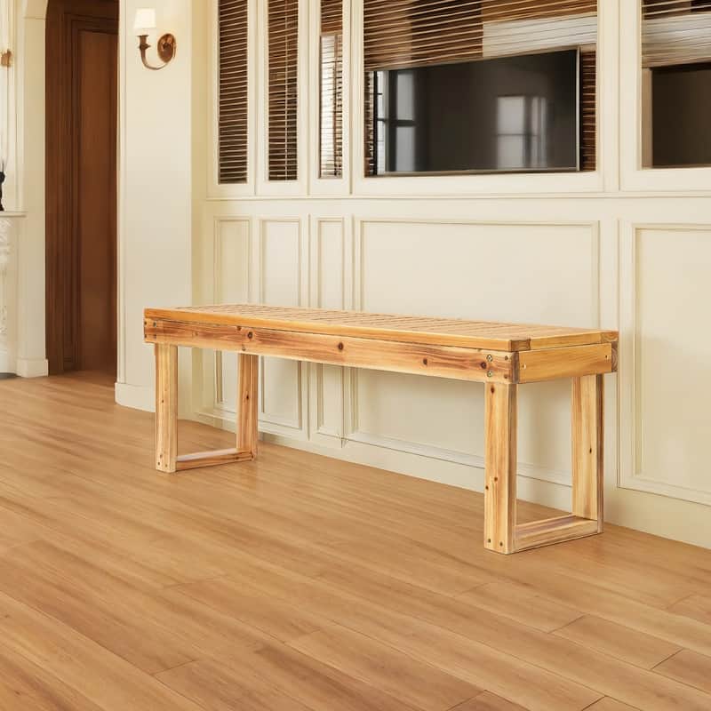 Fir Wood Outdoor Bench