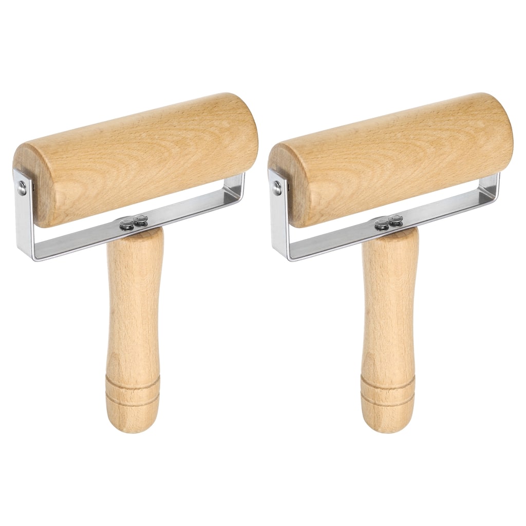 Rolling Pin 6.73" x 1.61" T-Maple, Wood Color - Wood Color