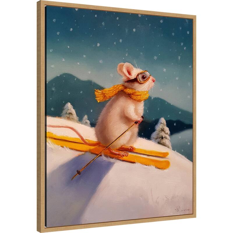 Free Rider by Lucia Heffernan (23 x 28 in.), Framed Canvas Wall Art Print - Sylvie Natural