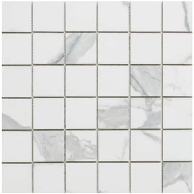 The Tile Life Porto 2x2 Calacatta Matte Porcelain Floor & Wall Tile
