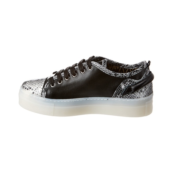 valentino by mario valentino dalia leather platform sneakers