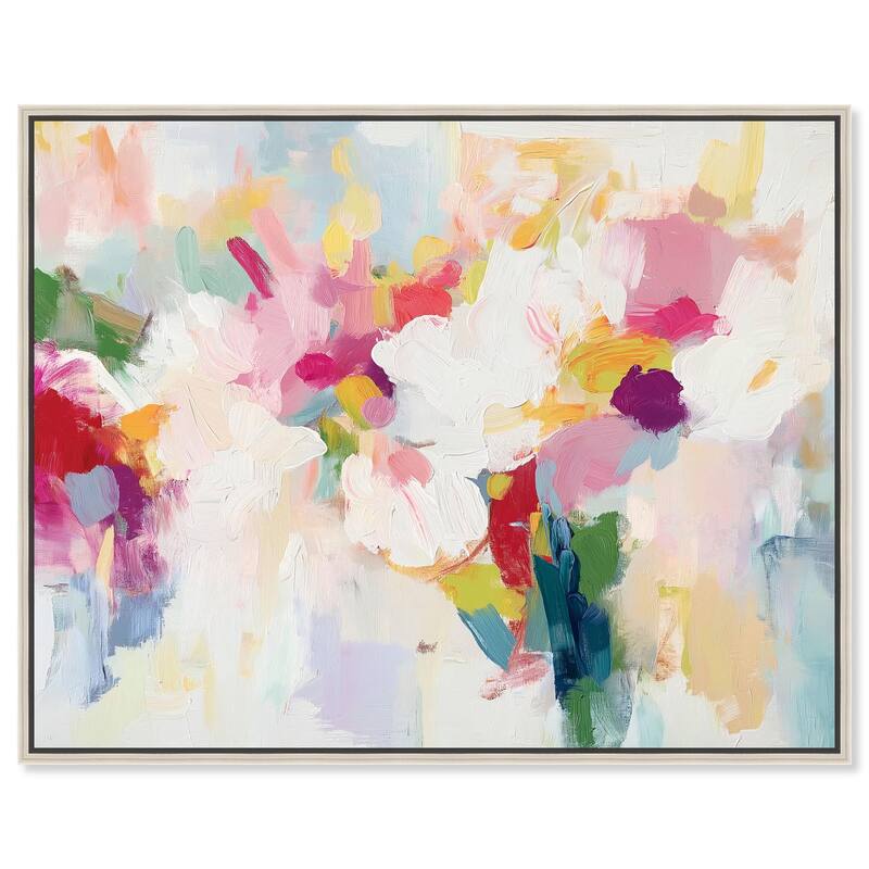 Saturated Colors I Canvas by Art Remedy - Silver - 24" x 20"