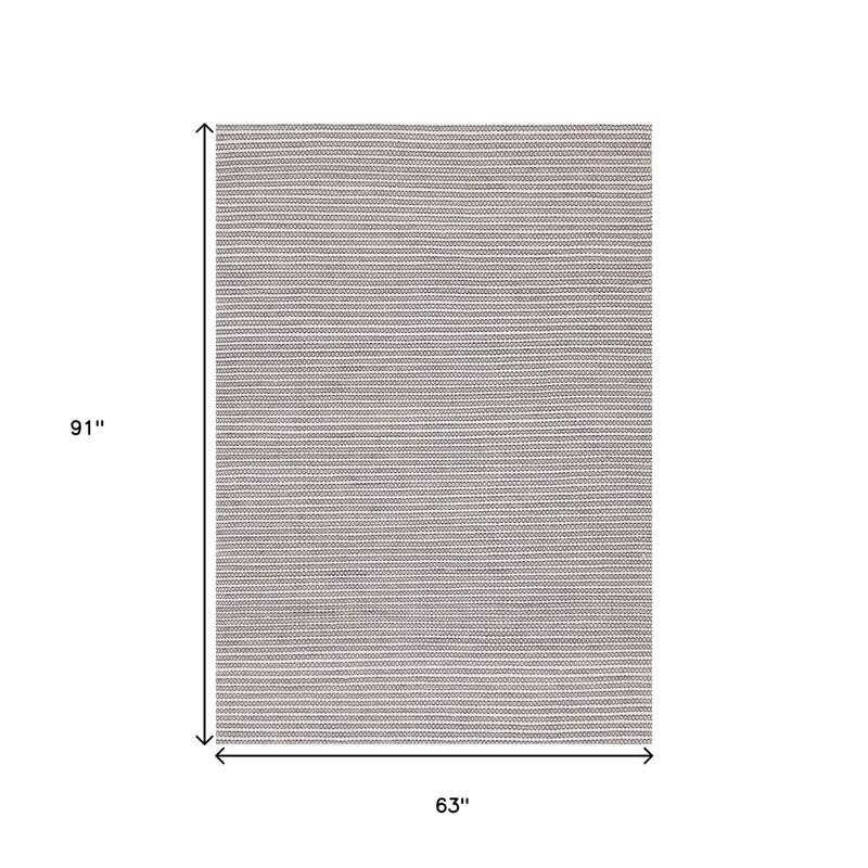 HomeRoots Striped Modern Rectangle Area Rug