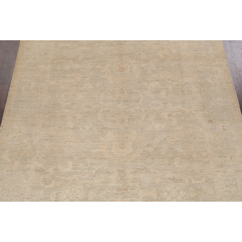 Vegetable Dye Muted Oushak Turkish Oriental Area Rug Wool Hand-knotted - 8'0" x 10'1"