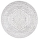 preview thumbnail 123 of 166, SAFAVIEH Adirondack Cheyenne Rustic Oriental Medallion Rug 10' Round - Ivory/Silver