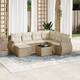Option Beige and cream with table