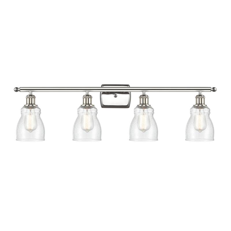 Innovations Lighting Ellery 4 Light 36" Wide Bathroom Vanity Light - Polished Nickel / Seedy