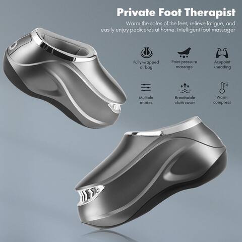 Foot Massager Machine With Heat, Shiatsu Deep Kneading, Multi-Level Settings