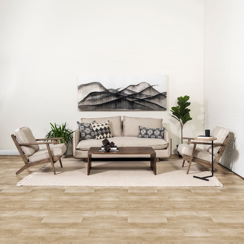 Beyond the Rainy Hills (85 x 34) Canvas Art Print