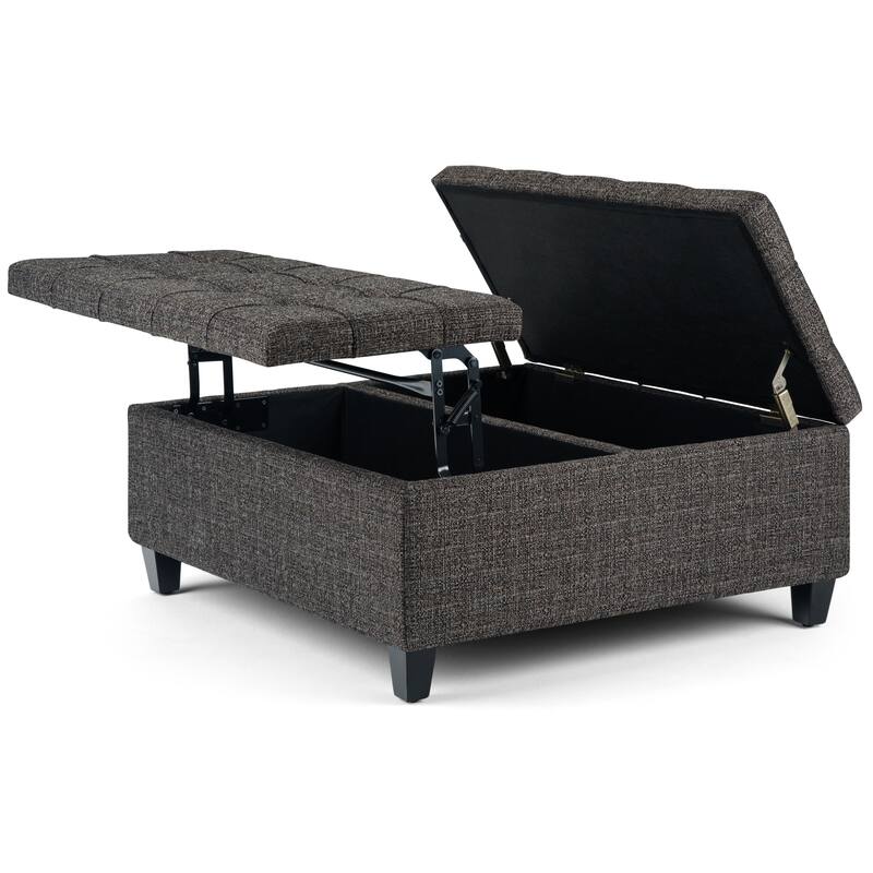Coffee Table Storage Ottoman