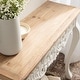 preview thumbnail 9 of 9, Kate and Laurel Antonella Wood Console Table - 38x13x30