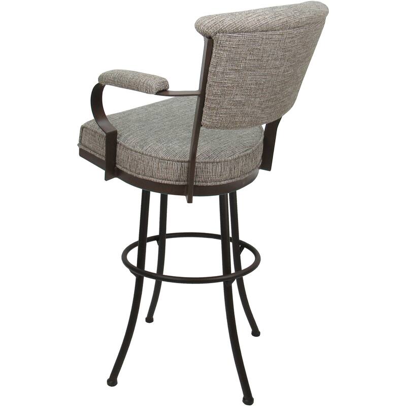 Miami Extra Tall 34" Spectator Metal Bar Stool on Noam Base - 34" Seat Height