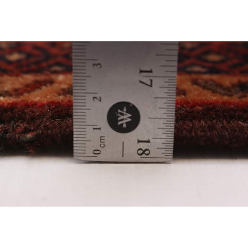 ECARPETGALLERY Hand-knotted Anadol Red Wool Rug - 3'6 x 9'11