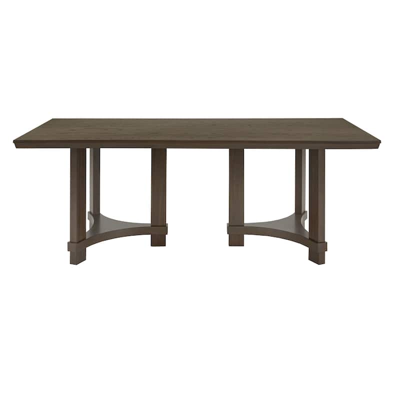Morelia Brown Finish 84" Dining Table by iNSPIRE Q Classic