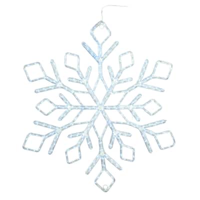 Vickerman 36" Pure White LED Star Ropelight Snowflake