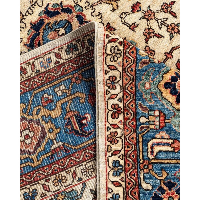Serapi One-of-a-Kind Hand-Knotted Area Rug - Beige, 8' 4" x 10' 0" - 8' 4" x 10' 0"