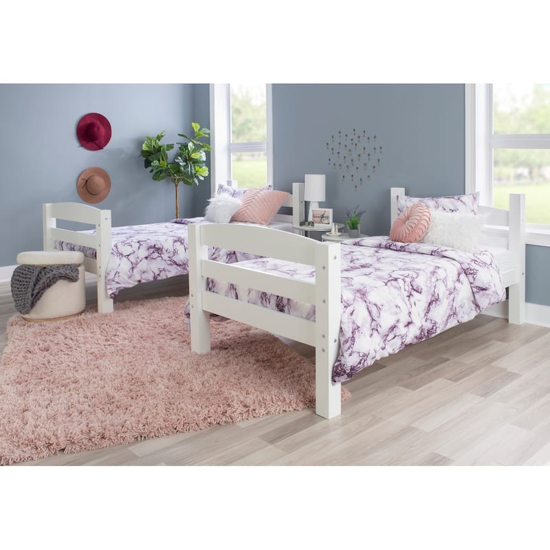 Levi Solid Wood Twin over Twin Bunk Bed