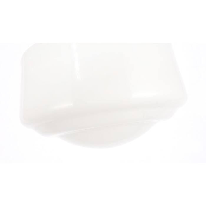 Copper Grove Limassol 1-light Frosted Glass Flush Mount