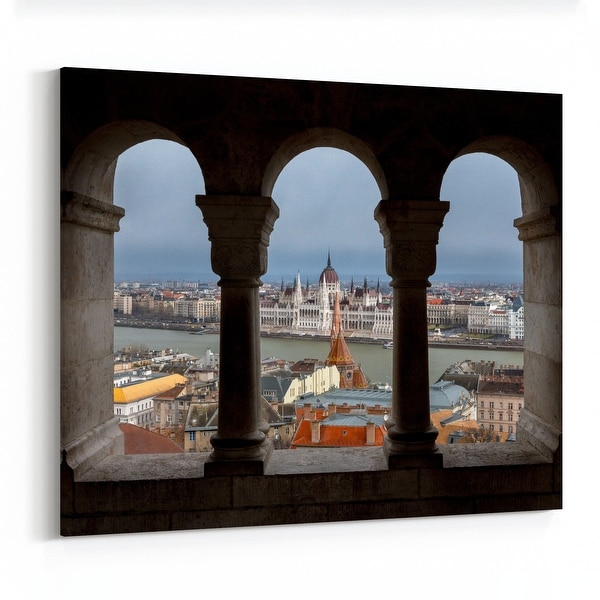 Budapest Hungary City Cityscape Canvas Wall Art Print. Opens flyout.