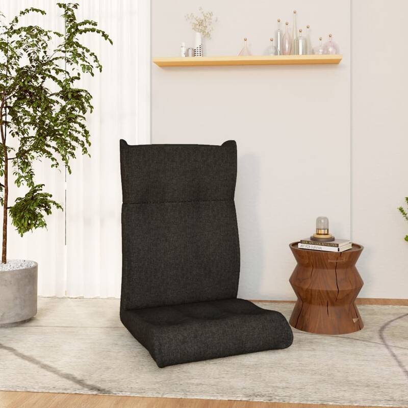 vidaXL Floor Chair Lounge Chair Chaise Lounge Folding Floor Lounger Fabric