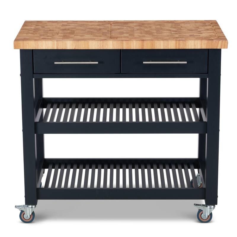 Chris & Chris Pro Chef Work Station Natural All Wood