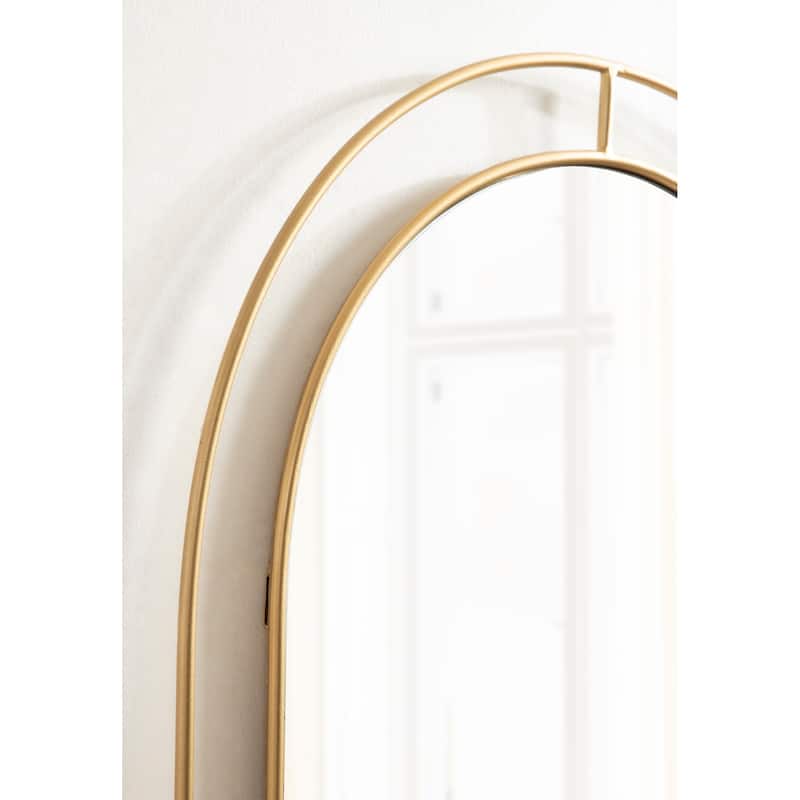 Kate and Laurel Reverie Framed Wall Mirror with Shelf - 23x30