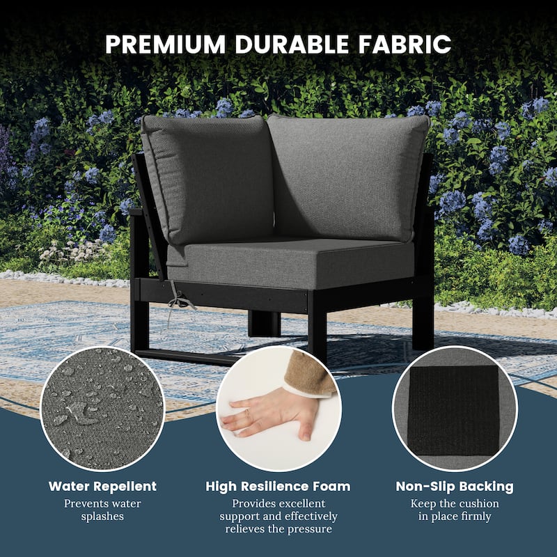 Endless Patio 5-Piece Deep Seating Set with Black Frame