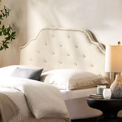 Mid Century Headboard for Queen Size Bed,Upholstered Tufted Bed Headboard