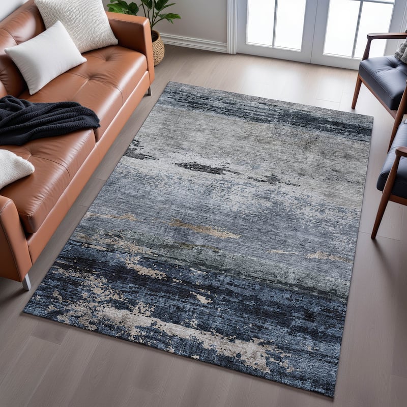 Premium Washable Super Soft Chic Modern Mayfield Rug
