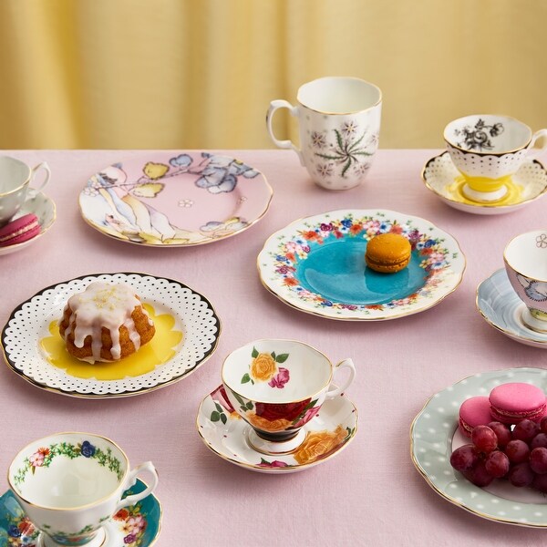 Royal Albert 100 Years Teacup & Saucer 1920 - 1960, Set of 5 - On