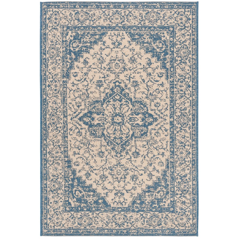 SAFAVIEH Linden Louann Indoor/ Outdoor Waterproof Patio Backyard Rug