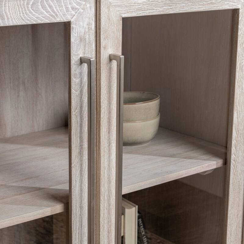 Classic Home Bradley Two-Door Oak Cabinet