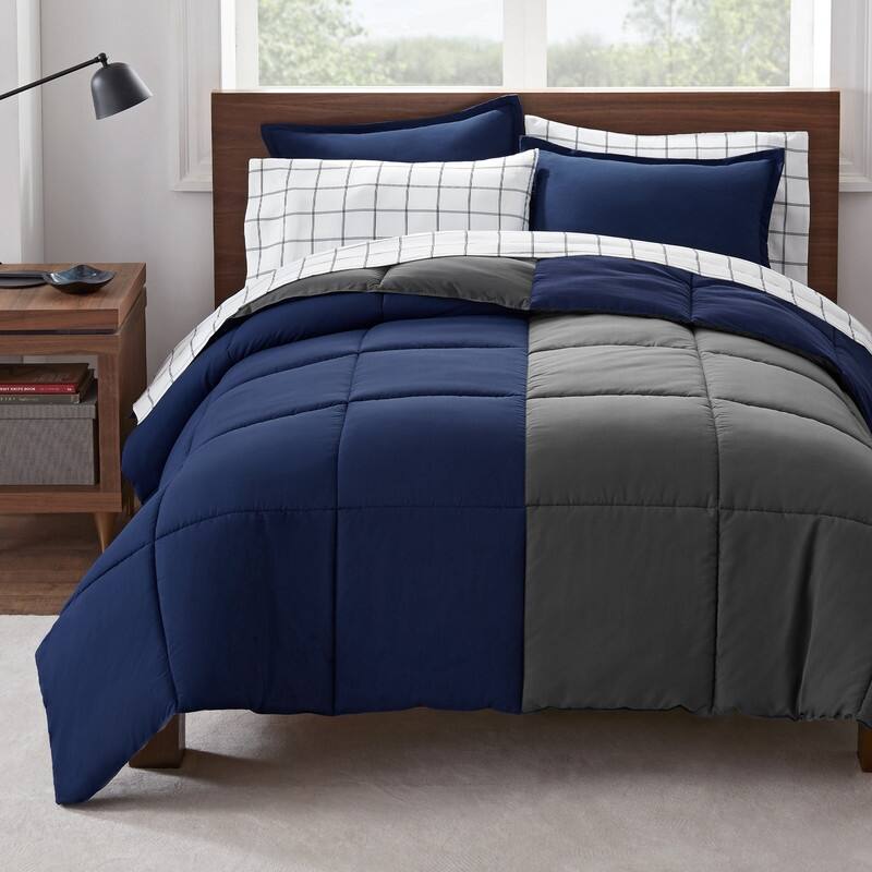 Serta Simply Clean Antimicrobial Reversible Bed in a Bag