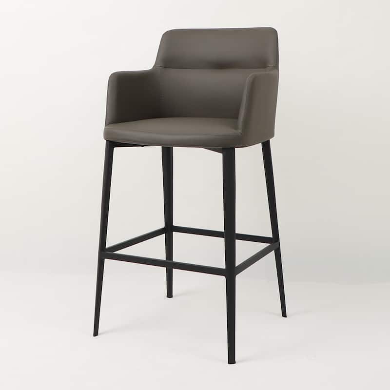 Williamsburg Modern Leatherette Bar Stool (25-inch/ 29-inch)